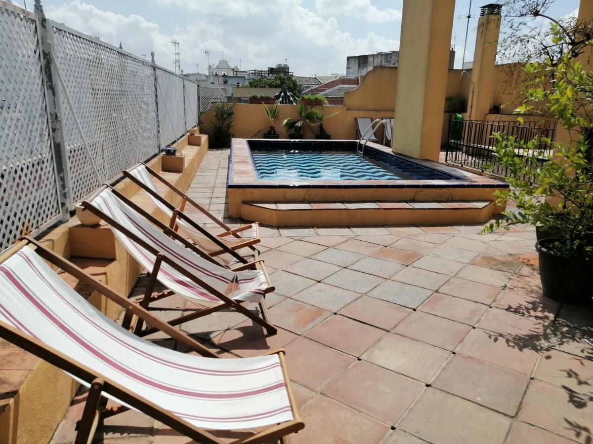 Tourist House Trajano Terraza-Piscina Appartement Sevilla Buitenkant foto